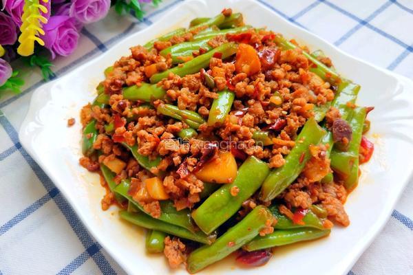肉沫四季豆的做法图解17