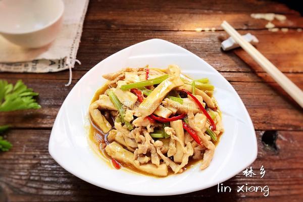 芹菜香干炒肉丝的做法图解17