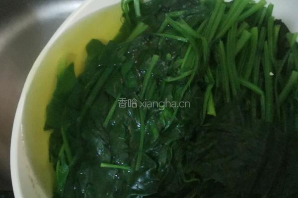 韩式菠菜小菜的做法图解4