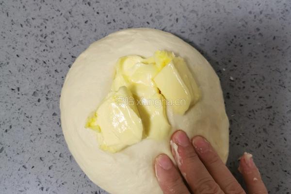 豆沙大理石吐司的做法图解4
