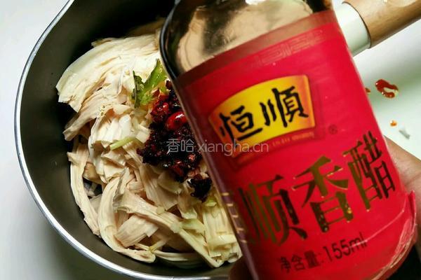 香辣凉拌腐竹的做法图解10