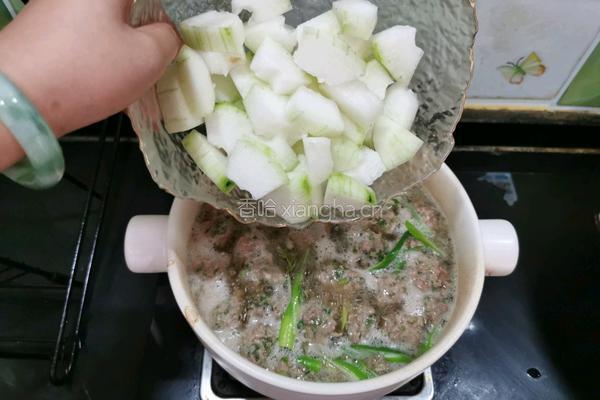 冬瓜香菜肉丸汤的做法图解10