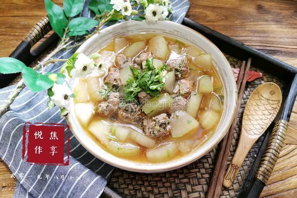 冬瓜香菜肉丸汤的做法图解12