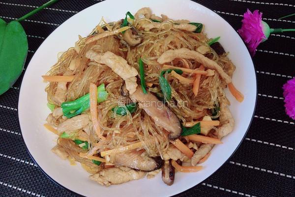 瘦肉炒粉丝的做法图解8
