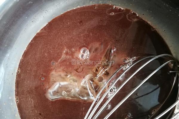 简易版可可豆奶油慕斯的做法图解4