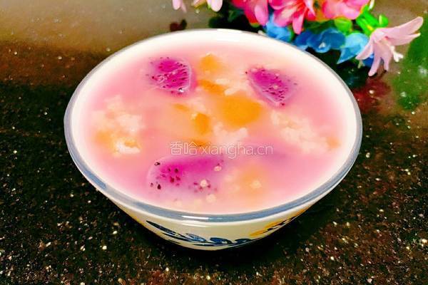 黑布林火龙果粥的做法图解11