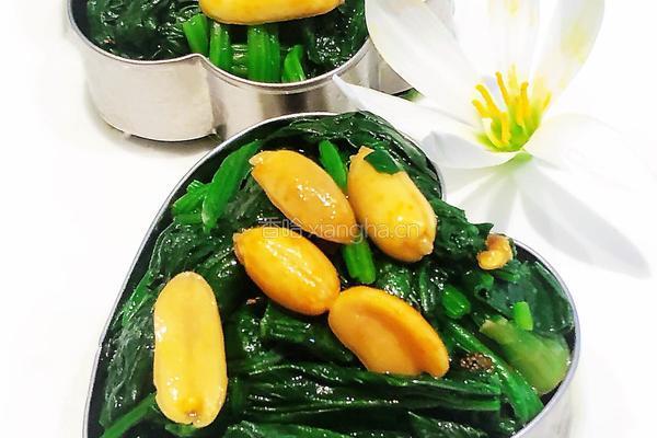 果仁菠菜的做法图解13