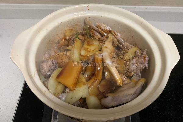 子姜焖鸭的做法图解5
