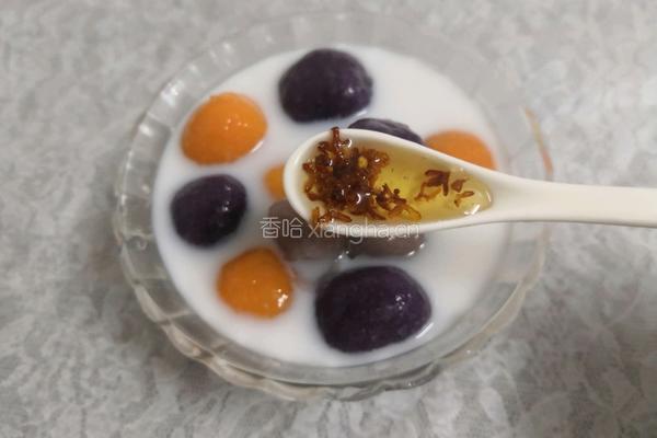椰奶花蜜丸子汤的做法图解20