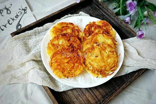 网红土豆丝饼的做法图解7