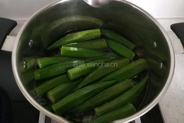 蒜泥秋葵的做法图解5