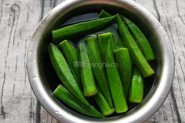 蒜泥秋葵的做法图解6