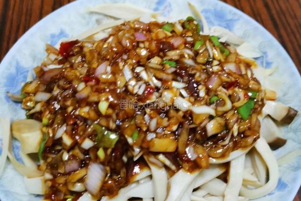 凉拌杏鲍菇的做法图解7