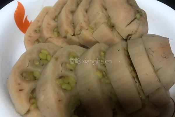 滋润莲藕汤＋绿豆酿莲藕的做法图解5