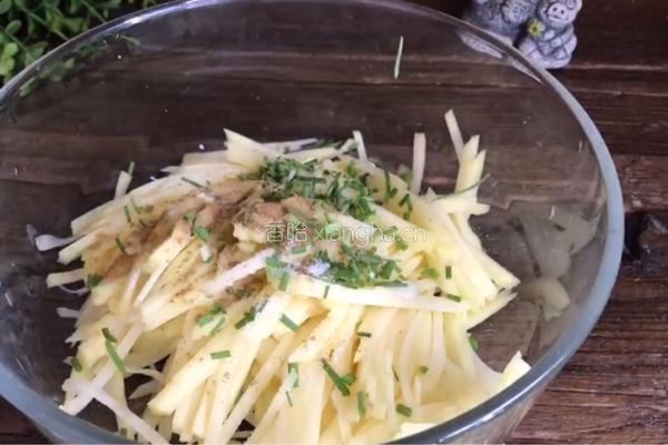 土豆丝饼的做法图解5