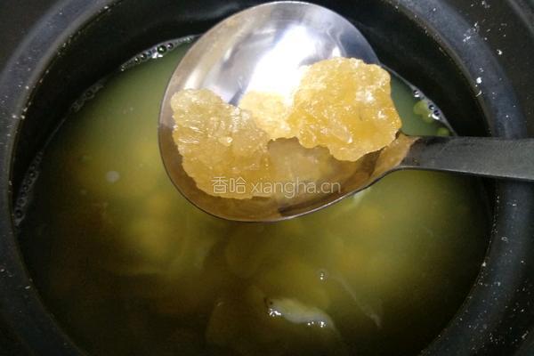 百合绿豆莲子汤的做法图解4