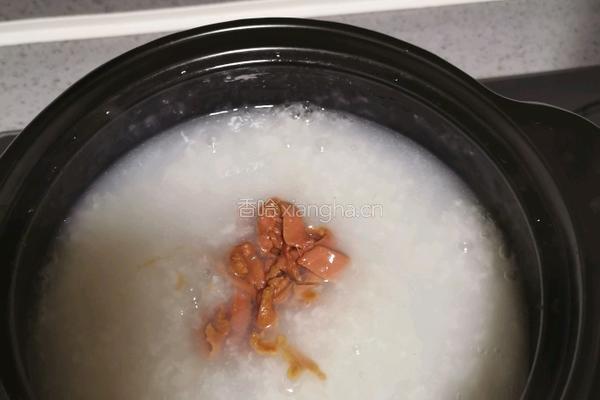 皮蛋瘦肉粥的做法图解12