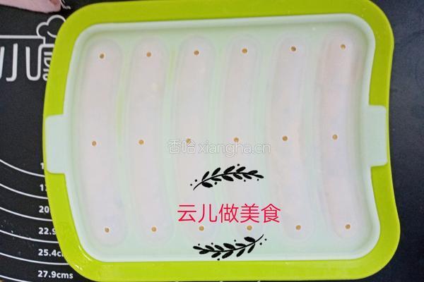 鸡肉蔬菜肠的做法图解10
