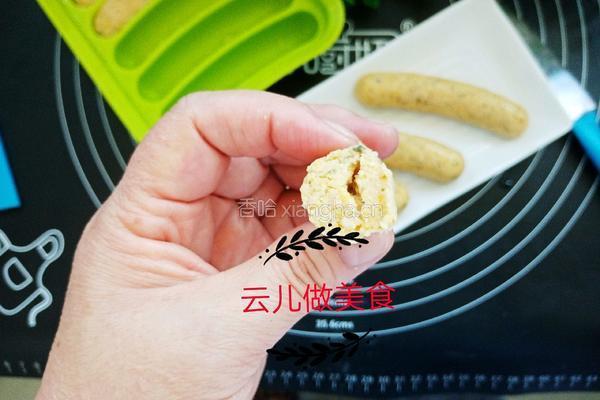 鸡肉蔬菜肠的做法图解13