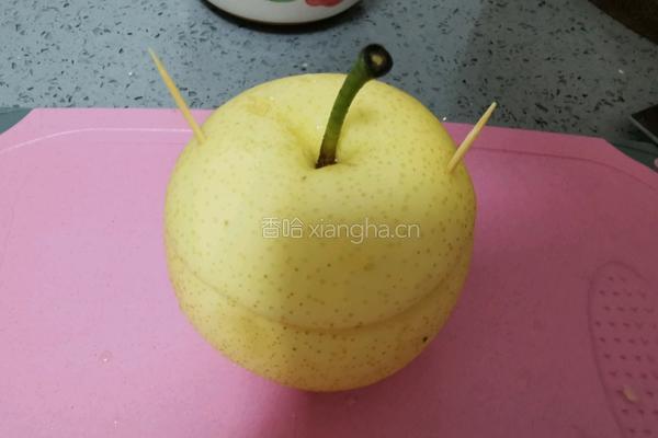 川贝炖苹果梨的做法图解9