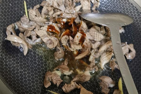 猪心腰花炒蒜苗的做法图解11