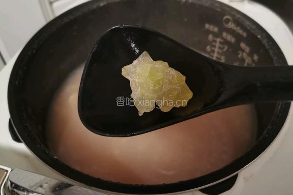 百合莲子赤豆养颜粥的做法图解10