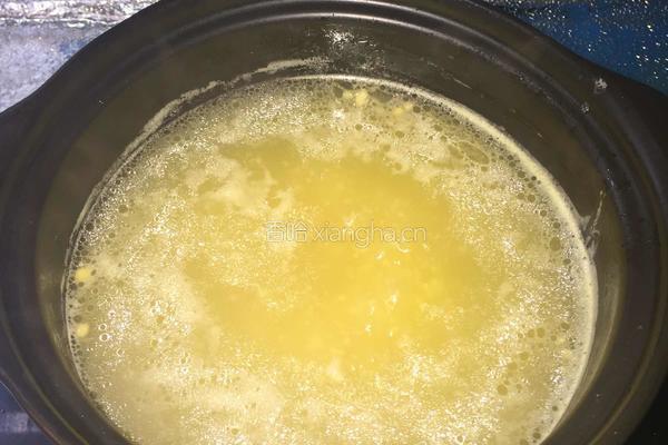 青菜南瓜瘦肉粥的做法图解9