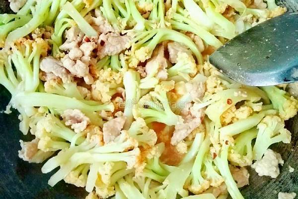 孜香辣味花菜的做法图解10