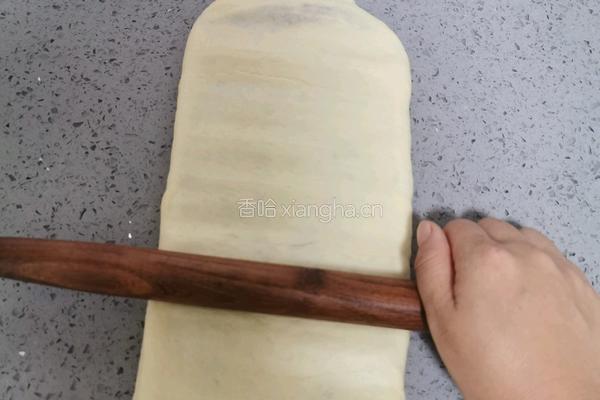豆沙大理石吐司的做法图解15
