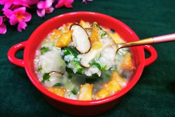 香菇青菜粥