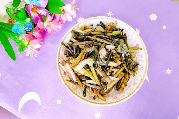 红豆角炒蒲菜的做法图解17