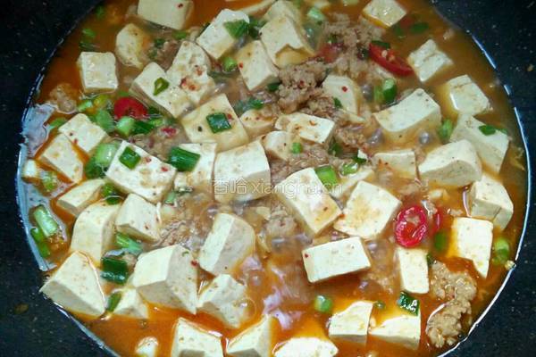 红烧肉沫豆腐的做法图解12