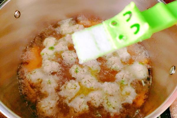 柿子肉圆汤的做法图解11