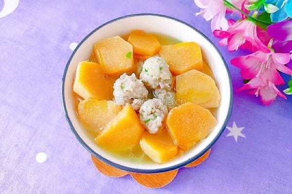 柿子肉圆汤的做法图解13