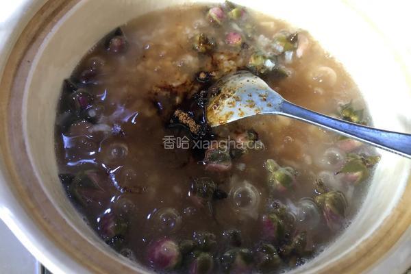 玫瑰薏米粥的做法图解6