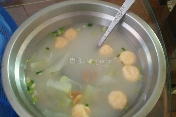 虾丸冬瓜汤