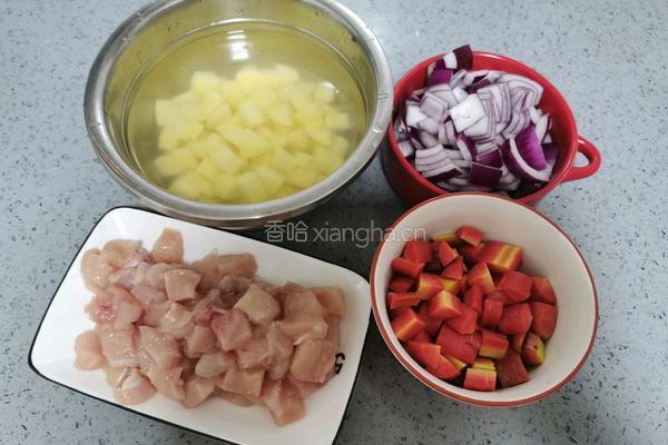 咖喱鸡肉饭的做法图解3