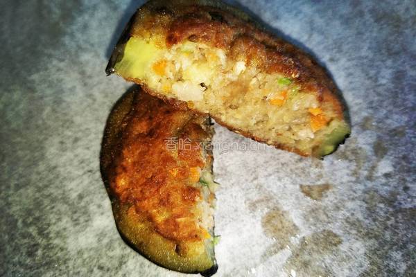 茄盒肉饼的做法图解9