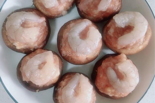 虾仁酿香菇的做法图解5