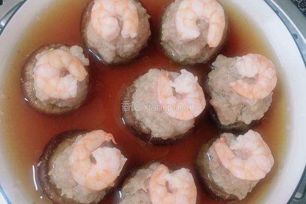 虾仁酿香菇的做法图解6