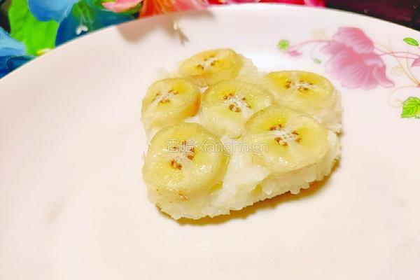 香蕉牛奶米饭煎饼的做法图解13