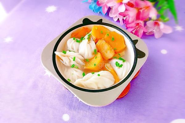 养生柿子麦穗形水饺