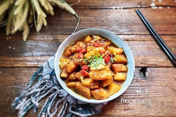 鲜桃烧土豆的做法图解13