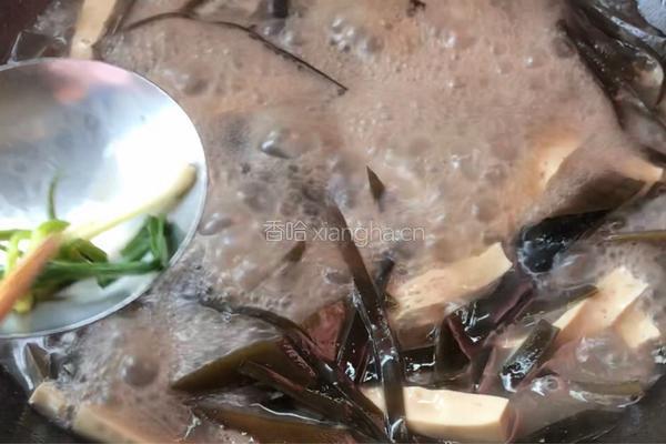 海带豆干汤的做法图解13