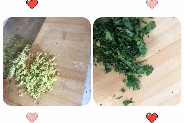 凉拌馄饨 猪肉香菜的做法图解1