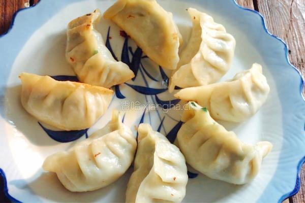 香油鸡肉煎饺的做法图解16