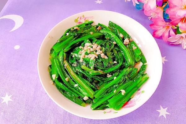 蒜茸油麦菜的做法图解14