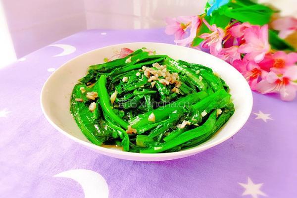 蒜茸油麦菜的做法图解15