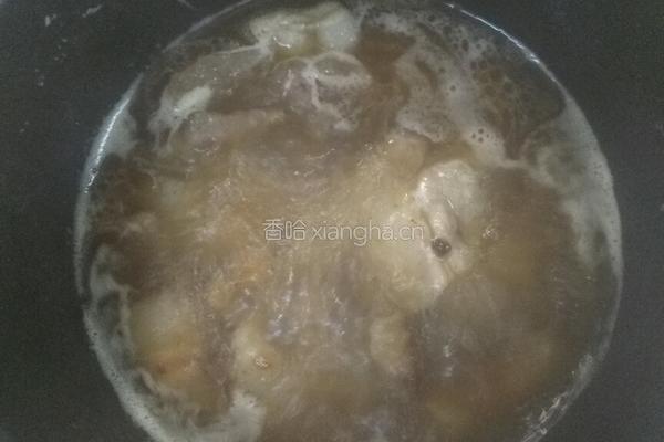 萝卜干炖五花肉的做法图解5