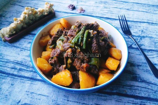 土豆豆角炖牛肉的做法图解15